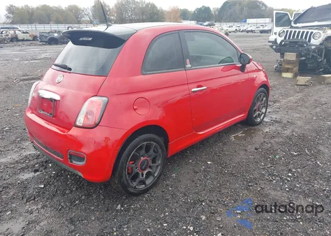 2013 Fiat 500 Sport Cattiva из США, поврежденный, VIN 3C3CFFBR3DT748099